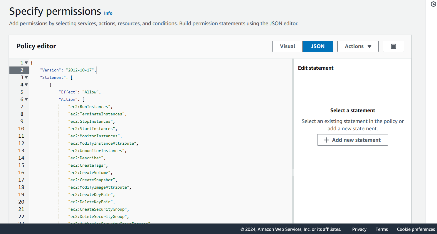 Screenshot: AWS Create User Step 3